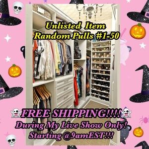 ❌SOLD OUT❌Random Pulls #1-50 Unlisted Items🎉